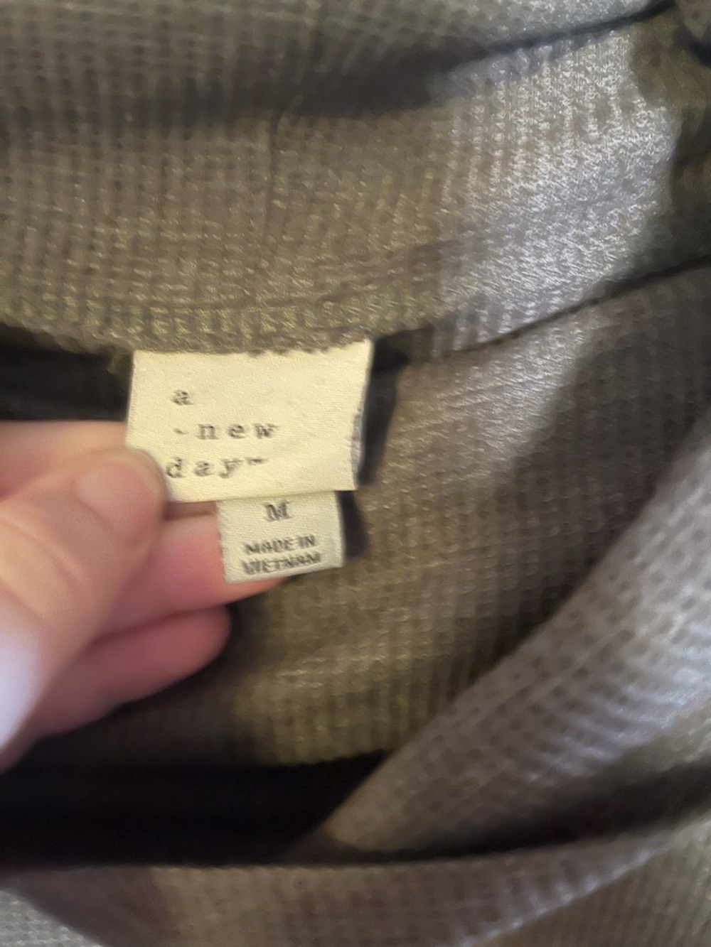 a new day Olive Green Turtleneck Sweater - like new condition - Picture 2 of 4